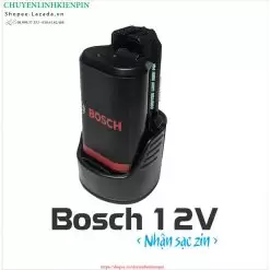 Vỏ Mạch Thay Thế Pin Bosch 10.8v 12v 3cell, Mạch Nhận Sạc Zin ( Bl64 233 )