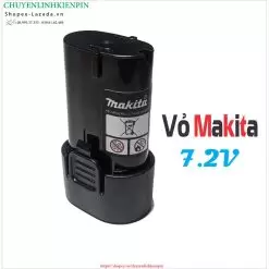 Vỏ Pin Makita Bl7010 7.2v Li Ion, Nhận Sạc Zin Makita ( Bl64 234 )